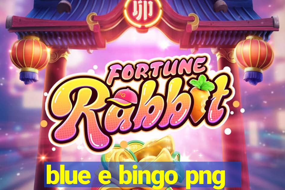 blue e bingo png